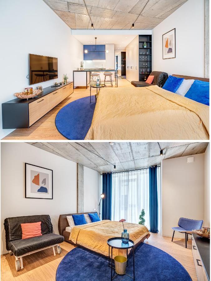 Happy Inn Gold Studio, Self Check-In, Parking In The Underground Garage VNO Exterior photo