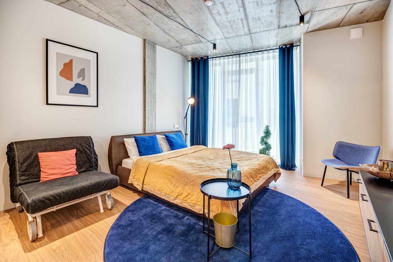 Happy Inn Gold Studio, Self Check-In, Parking In The Underground Garage VNO Exterior photo